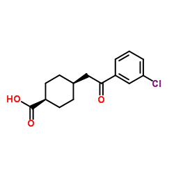 cis-4-[2-(3-Chlorophenyl)-2-oxoethyl]cyclohexanecarboxylic acid图片