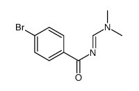 4-bromo-N-(dimethylaminomethylidene)benzamide结构式