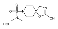 N,N-dimethyl-2-oxo-1-oxa-3,8-diazaspiro[4.5]decane-8-sulfonamide,hydrochloride Structure