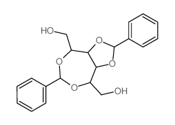 Glucitol, 2,5:3,4-di-O-benzylidene-, D- (8CI)结构式