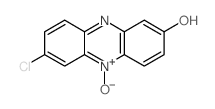 2-Phenazinol,7-chloro-, 5-oxide Structure