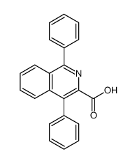 1,4-diphenylisoquinoline-3-carboxylic acid结构式