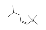 (Z)-4-methylpent-1-enyl(trimethyl)silane Structure