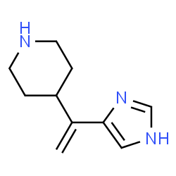 Piperidine,4-[1-(1H-imidazol-4-yl)ethenyl]- (9CI)结构式