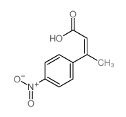 (E)-3-(4-nitrophenyl)but-2-enoic acid Structure