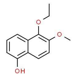 1-Naphthalenol,5-ethoxy-6-methoxy-(9CI) structure