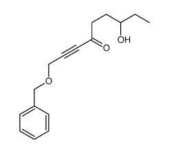 7-hydroxy-1-phenylmethoxynon-2-yn-4-one结构式