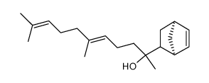 (bicyclo(2.2.1)heptene-5 yle-2)-1 trimethyl-1,5,9 decatriene-4,8 ol-1结构式