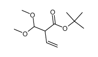 dimethoxymethyl-2 butene-3 oate de t-butyle结构式