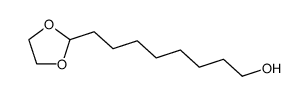 2-(8-Hydroxyoctyl)-1,3-dioxolan Structure