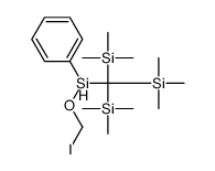 [[iodomethoxy(phenyl)silyl]-bis(trimethylsilyl)methyl]-trimethylsilane Structure