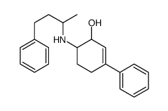 3-phenyl-6-(4-phenylbutan-2-ylamino)cyclohex-2-en-1-ol结构式