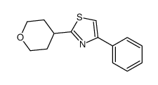 2-(oxan-4-yl)-4-phenyl-1,3-thiazole Structure