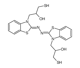 3-(2-hydroxy-3-mercaptopropyl)benzothiazolin-2-one azine Structure