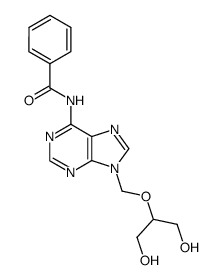 N-(9-(((1,3-dihydroxypropan-2-yl)oxy)methyl)-9H-purin-6-yl)benzamide Structure