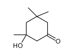 3-hydroxy-3,5,5-trimethylcyclohexan-1-one Structure