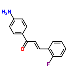 (2E)-1-(4-Aminophenyl)-3-(2-fluorophenyl)-2-propen-1-one Structure