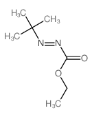 Formic acid,(tert-butylazo)-, ethyl ester (7CI) Structure