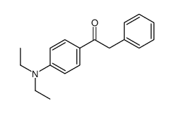 1-[4-(diethylamino)phenyl]-2-phenylethanone Structure