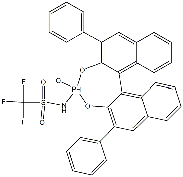 1,1,1-trifluoro-N-[(11bS)-4-oxido-2,6-diphenyldinaphtho[2,1-d:1',2'-f][1,3,2]dioxaphosphepin-4-yl]Methanesulfonamide picture