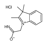 2-(2,3,3-trimethylindol-1-ium-1-yl)acetamide,chloride Structure