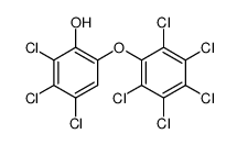 2,3,4-trichloro-6-(2,3,4,5,6-pentachlorophenoxy)phenol Structure