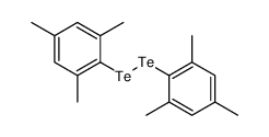 1,3,5-trimethyl-2-[(2,4,6-trimethylphenyl)ditellanyl]benzene Structure