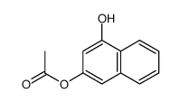 3-acetoxy-1-hydroxynaphthalene结构式