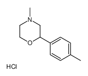 4-methyl-2-(4-methylphenyl)morpholine,hydrochloride Structure