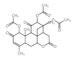 CHAPARRINONE TRIACETATE structure