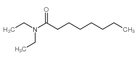 N,N-diethyloctanamide structure