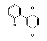 2-(2-bromophenyl)-1,4-benzoquinone结构式