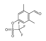 (4-formyl-3,5-dimethylphenyl) trifluoromethanesulfonate Structure