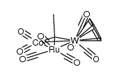 (μ-3MeC)CoRuWCp(CO)8H结构式