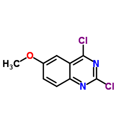 2,4-二氯-6-甲氧基喹唑啉结构式