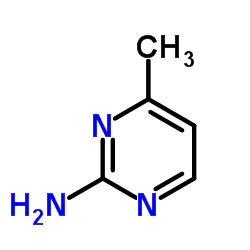 2-氨基-4-甲基嘧啶结构式