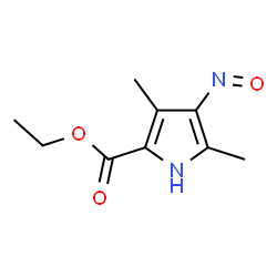 1H-Pyrrole-2-carboxylicacid,3,5-dimethyl-4-nitroso-,ethylester(9CI) structure