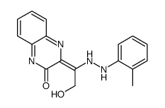 3-[2-hydroxy-1-[2-(2-methylphenyl)hydrazinyl]ethylidene]quinoxalin-2-one Structure