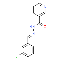 N'-[(E)-(3-chlorophenyl)methylidene]pyridine-3-carbohydrazide Structure