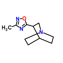 3-(3-Methyl-1,2,4-oxadiazol-5-yl)quinuclidine结构式