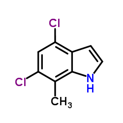 4,6-Dichloro-7-methyl-1H-indole Structure