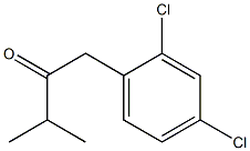 1-(2,4-DICHLOROPHENYL)-3-METHYLBUTAN-2-ONE结构式