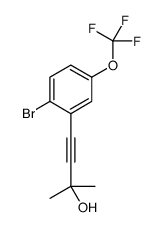 4-(2-Bromo-5-(trifluoromethoxy)phenyl)-2-methylbut-3-yn-2-ol图片