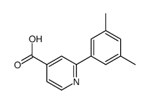 2-(3,5-dimethylphenyl)pyridine-4-carboxylic acid结构式