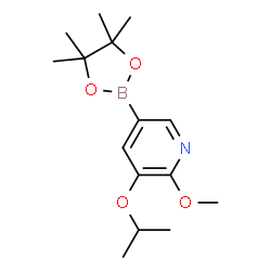 3-Isopropoxy-2-methoxy-5-(4,4,5,5-tetramethyl-1,3,2-dioxaborolan-2-yl)pyridine picture