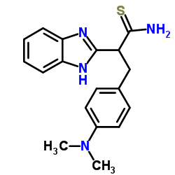 2-(1H-Benzimidazol-2-yl)-3-[4-(dimethylamino)phenyl]propanethioamide Structure