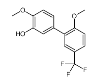 2-methoxy-5-[2-methoxy-5-(trifluoromethyl)phenyl]phenol Structure