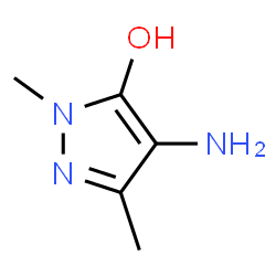 1H-Pyrazol-5-ol,4-amino-1,3-dimethyl-(9CI) Structure