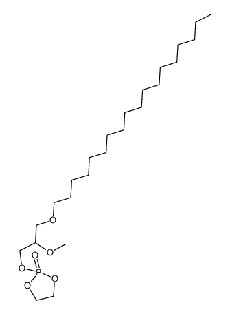 2-(2-methoxy-3-(octadecyloxy)propoxy)-1,3,2-dioxaphospholane 2-oxide Structure