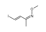 (Z)-[(3E)-4-iodo-3-buten-2-one O-methyloxime] Structure